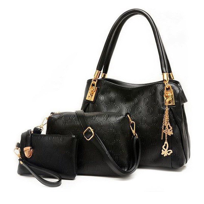Women PU handbag 3- piece Set