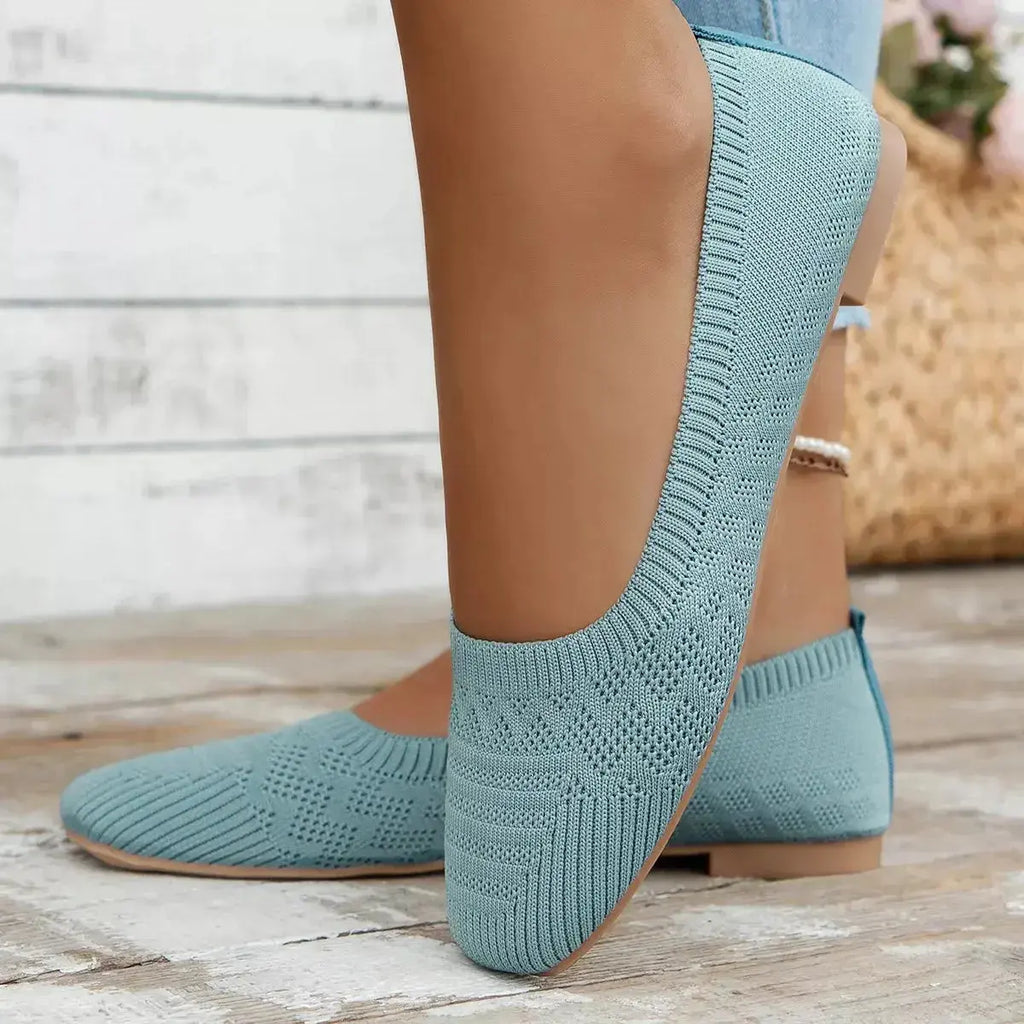 Square Toe Slip-Ons - DaisyDrop 