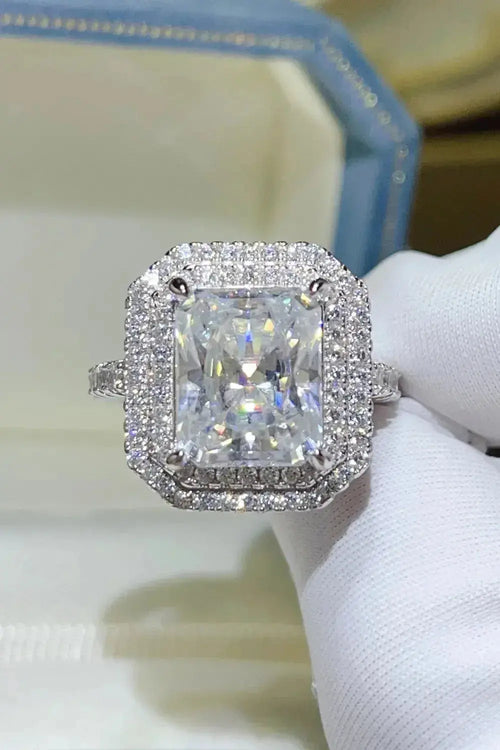 2 Carat Moissanite 925 Sterling Silver Ring - DaisyDrop 
