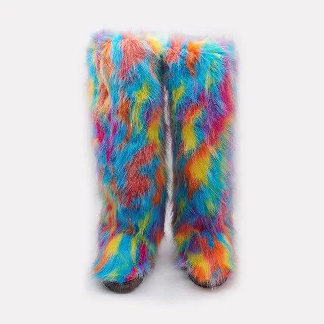 Fashion Knee High Fluffy Boots eprolo