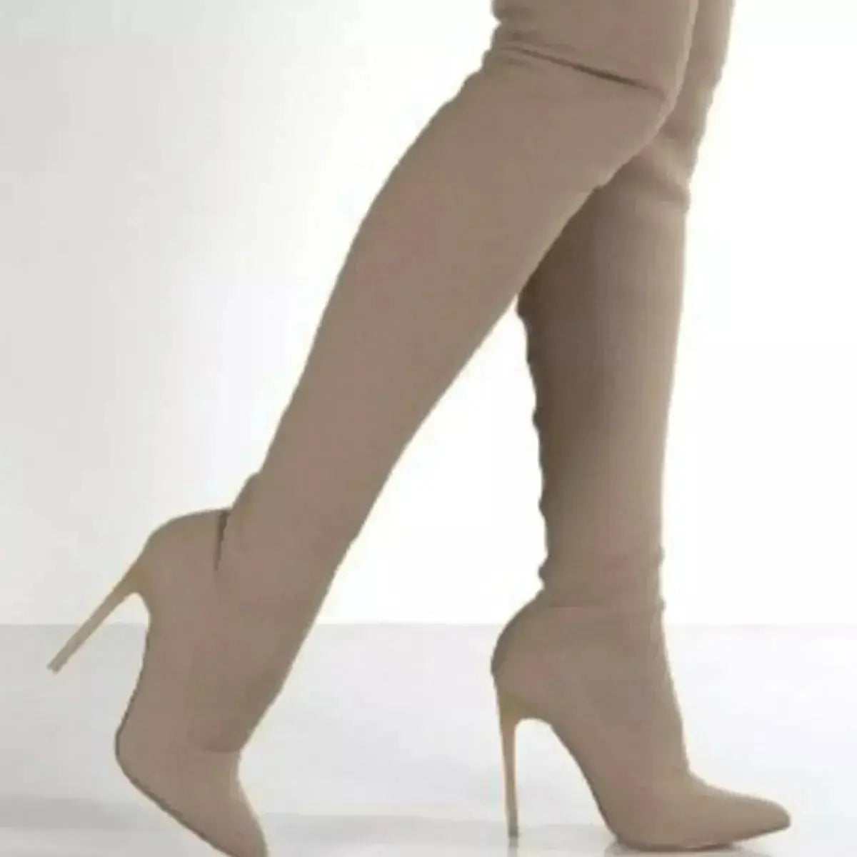 Point Toe Stiletto Boots - DaisyDrop 