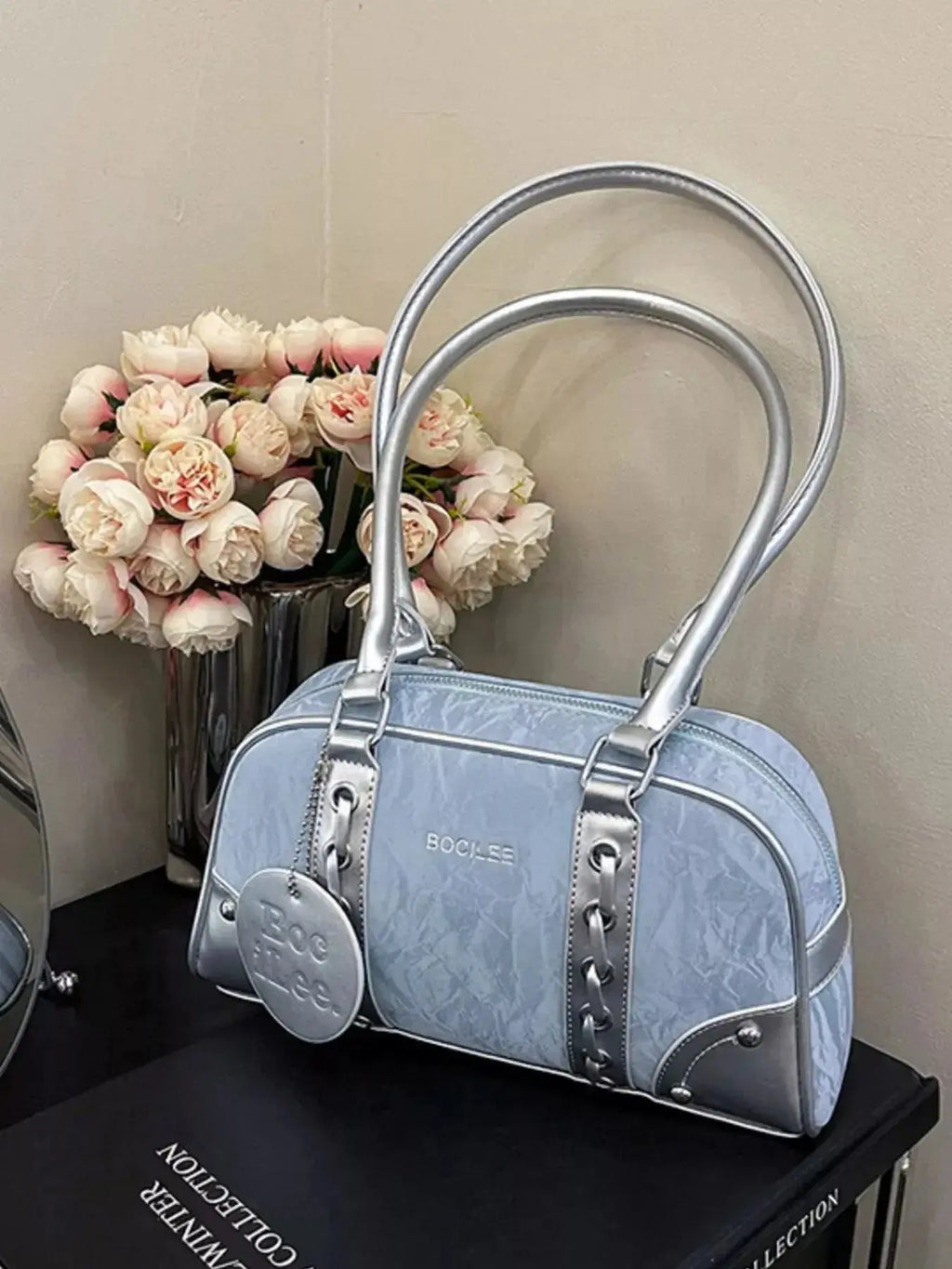 Top Handle Shoulder Bag - DaisyDrop 