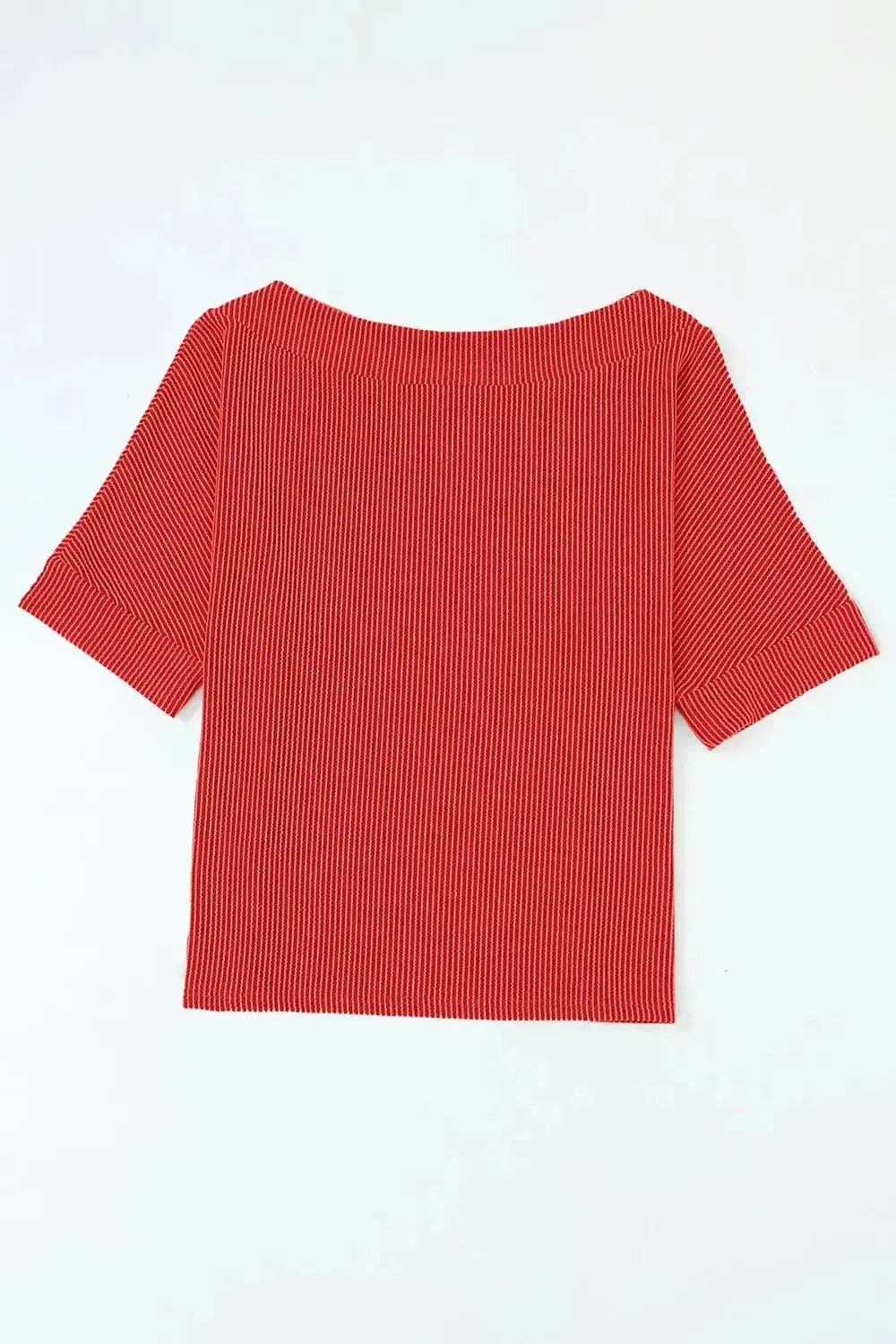 Ribbed Knit Off-Shoulder Blouse - DaisyDrop 