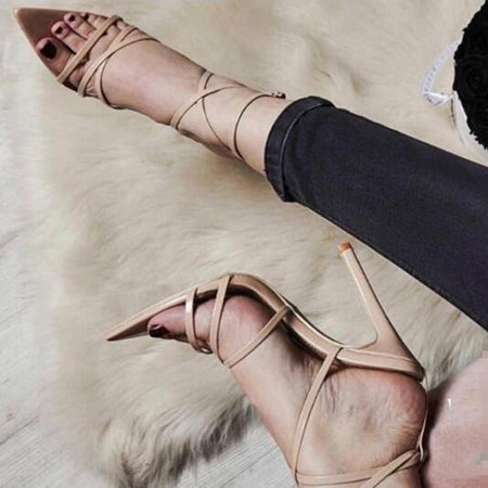 Women's Pointy Toe Sandals with Strap