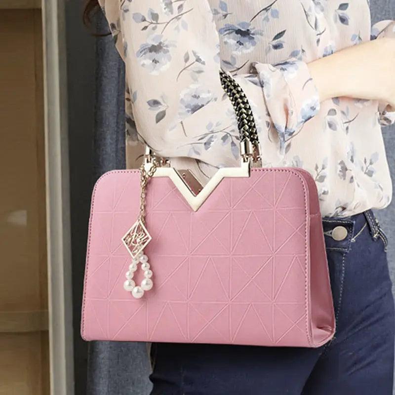 Women Leather Totes Bag Top-handle Embroidery Crossbody eprolo