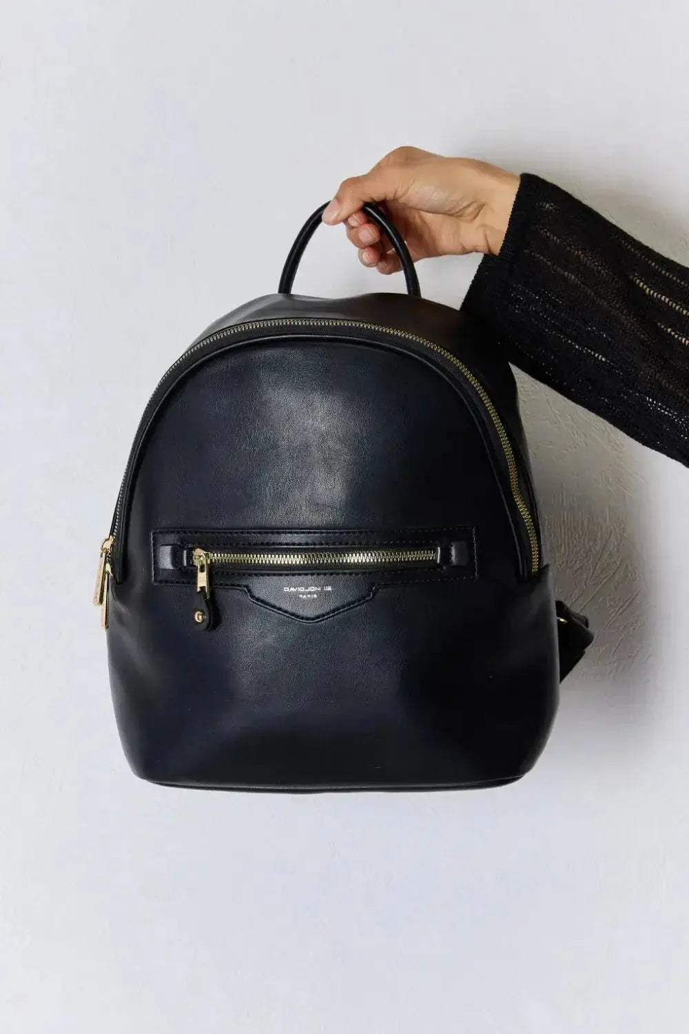 David Jones PU Leather Backpack - DaisyDrop 