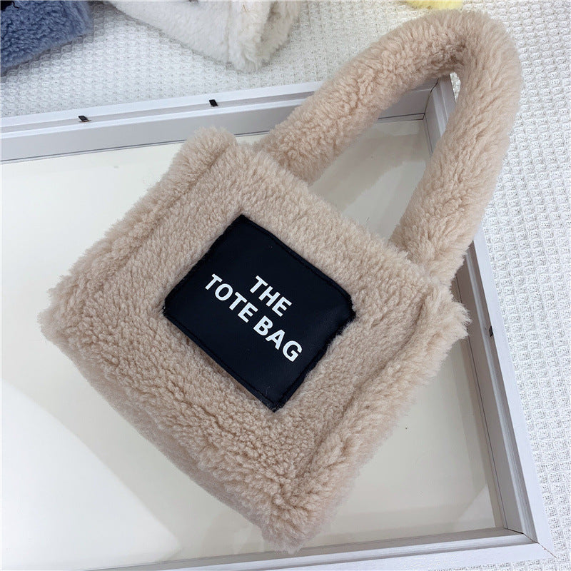 New Style Imitation Lamb Wool Plush Bag