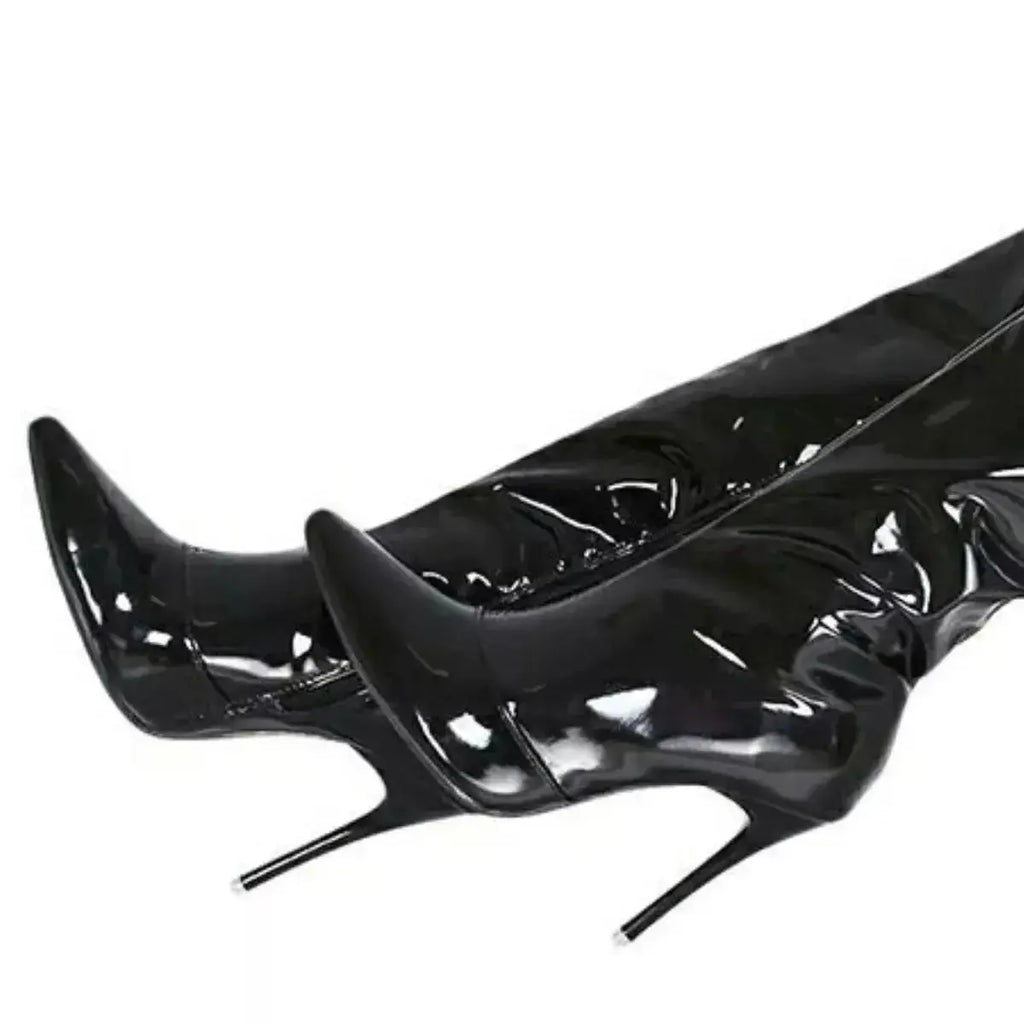 Point Toe Stiletto Boots - DaisyDrop 