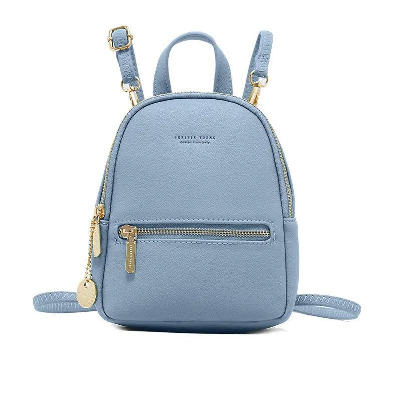 Forever Young Designer Women Backpack Mini Soft Touch Leather Backpack eprolo