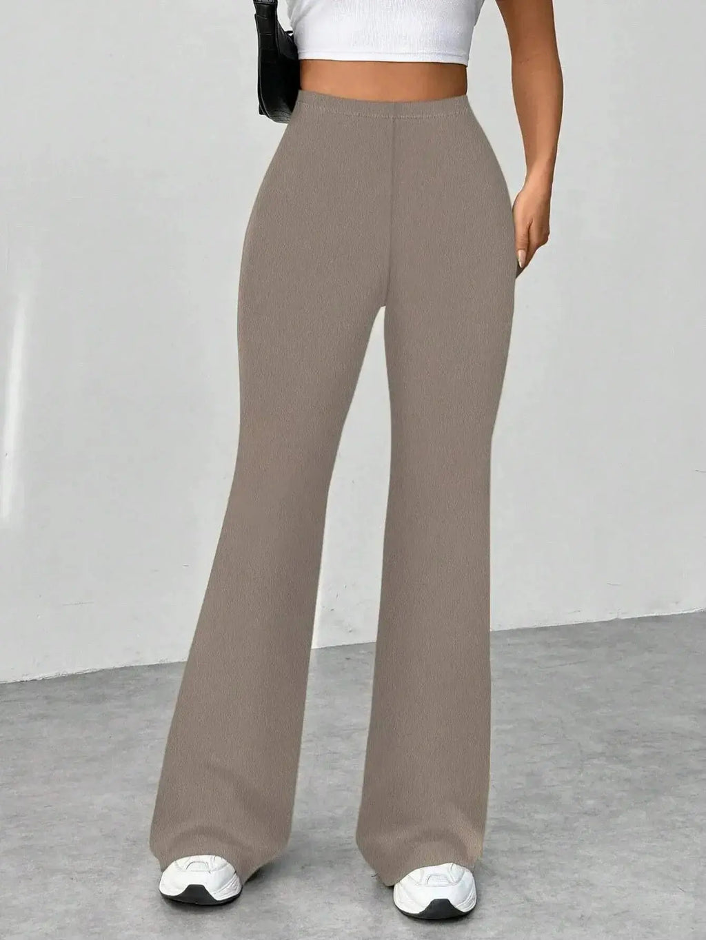 High Waisted Flare Pants - DaisyDrop 