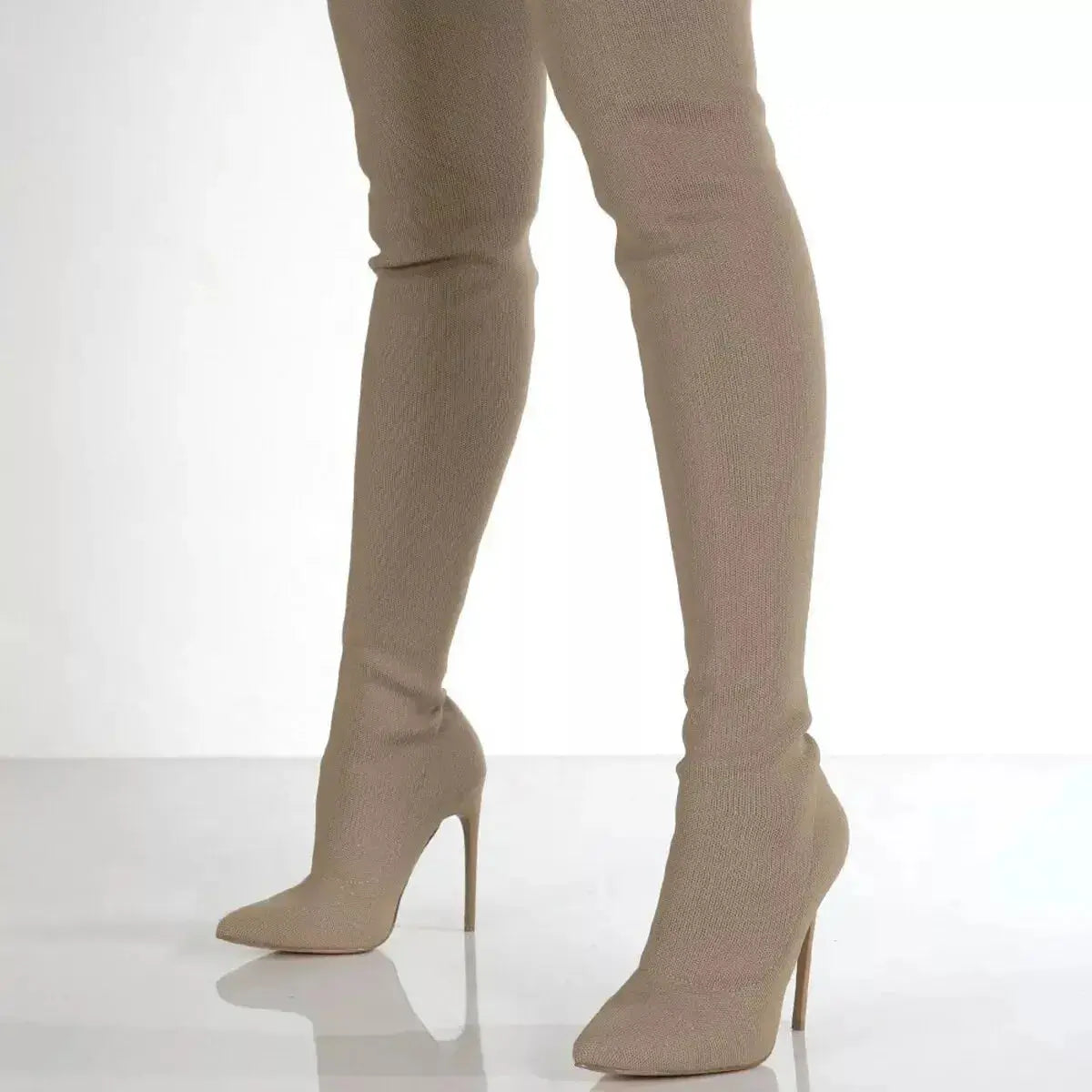 Point Toe Stiletto Boots - DaisyDrop 
