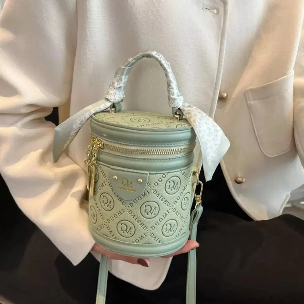 Letter Adjustable Strap Bucket Bag - DaisyDrop 