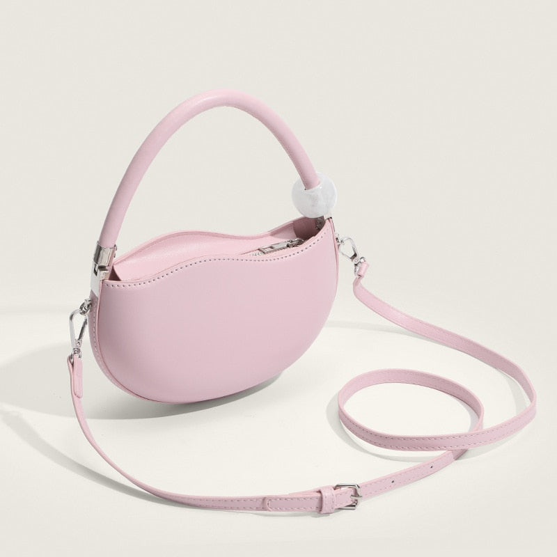 Gentle and Sweet New Cute Small Solid Color Handbag