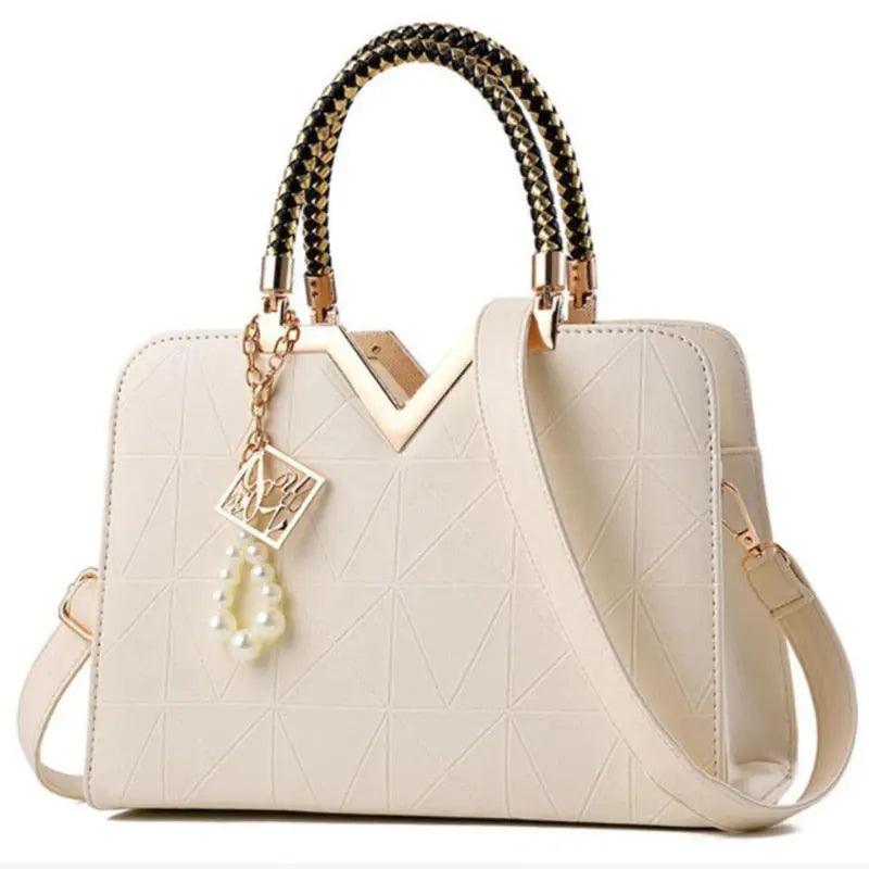Women Leather Totes Bag Top-handle Embroidery Crossbody eprolo