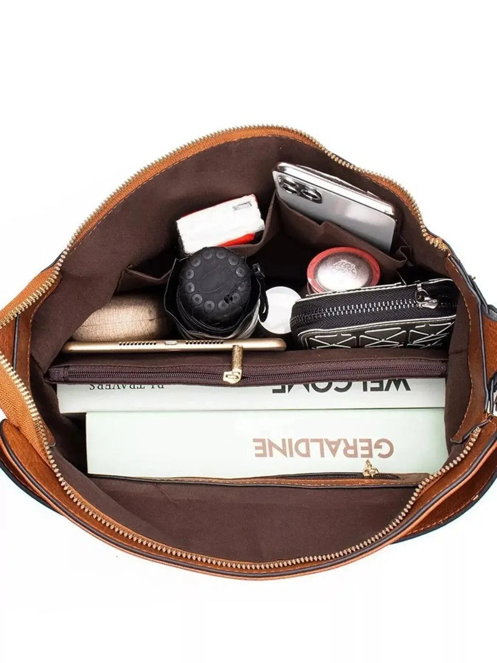 Classic PU Leather Tote Bag - DaisyDrop 