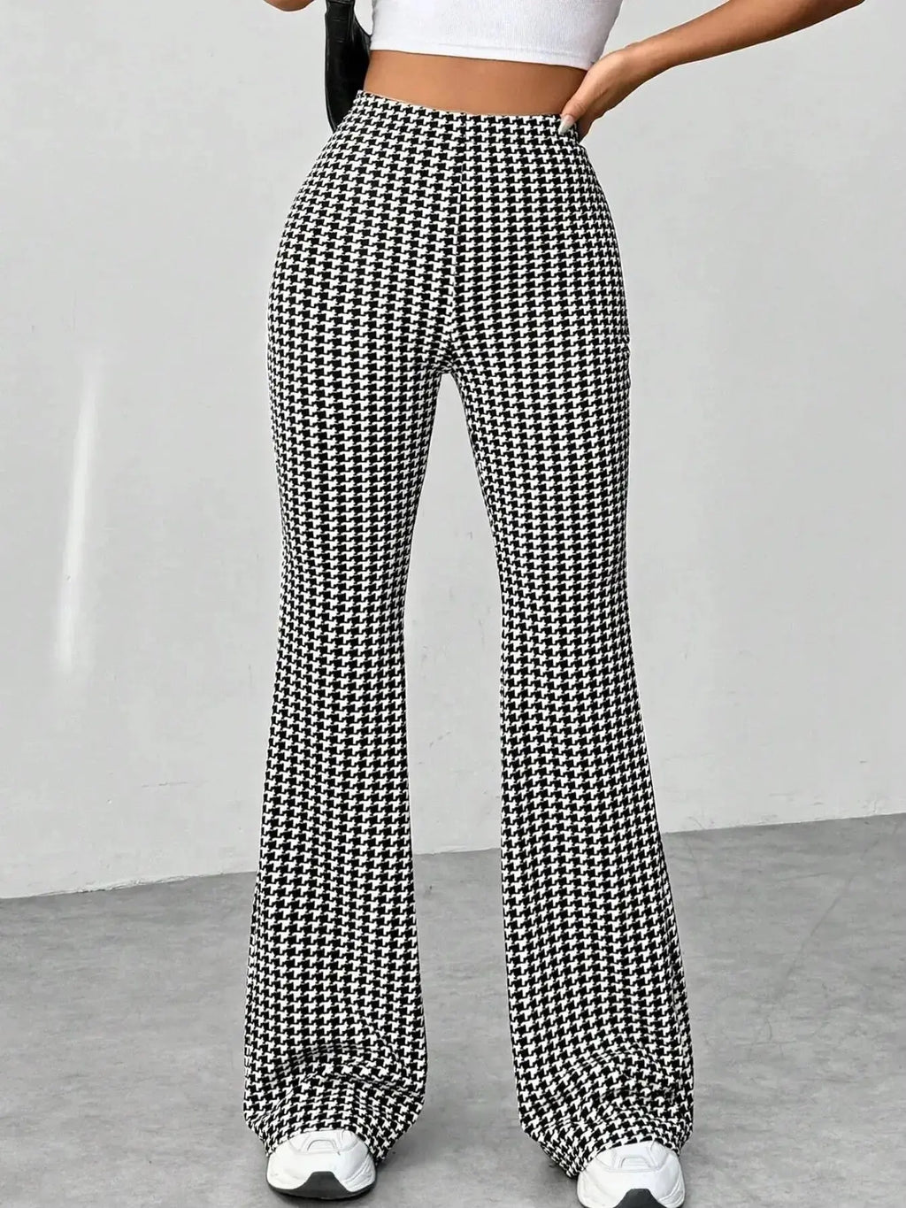 High Waisted Flare Pants - DaisyDrop 