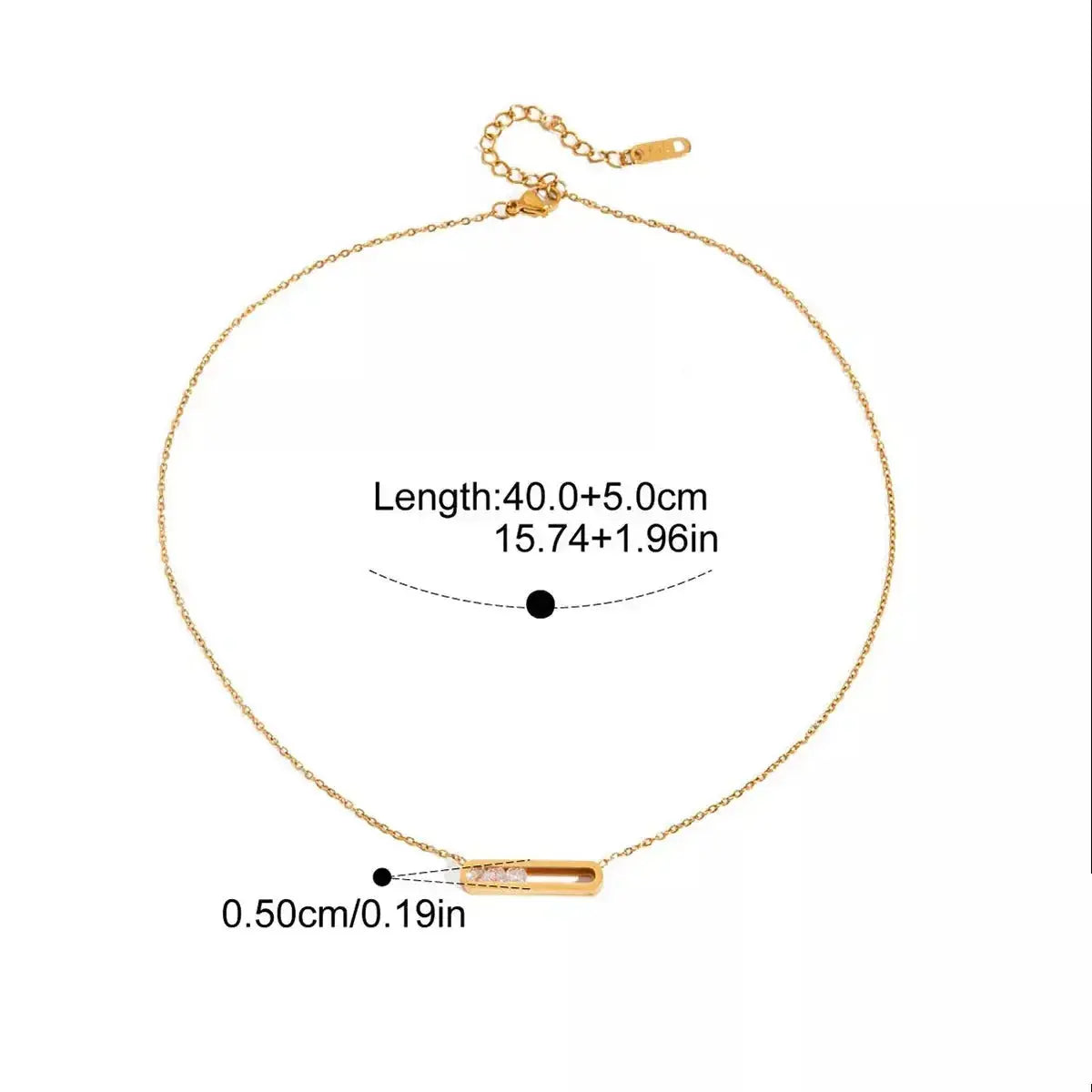 18K Gold-Plated Pendant Necklace - DaisyDrop 