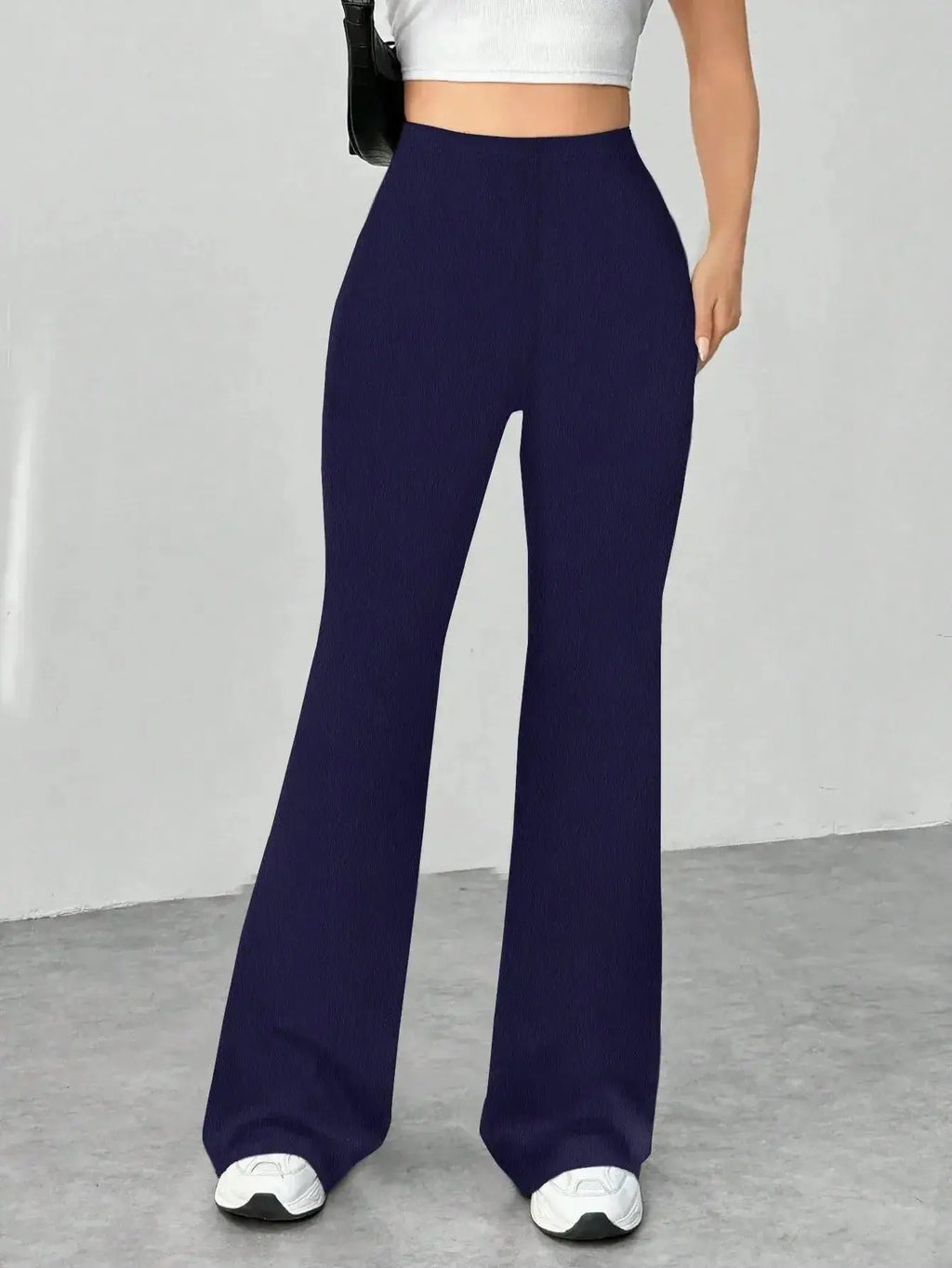 High Waisted Flare Pants - DaisyDrop 