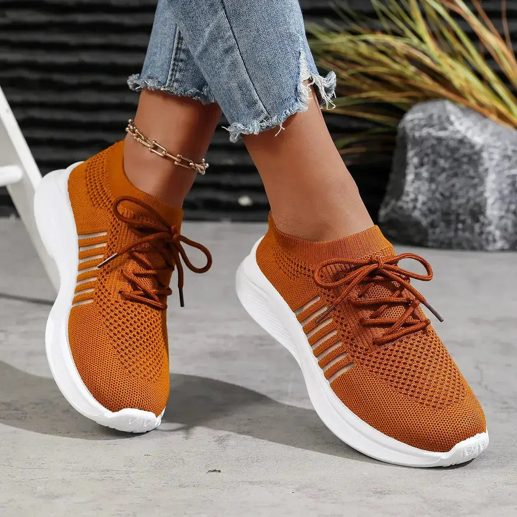 Breathable Mesh Lace Up Athletic - DaisyDrop 