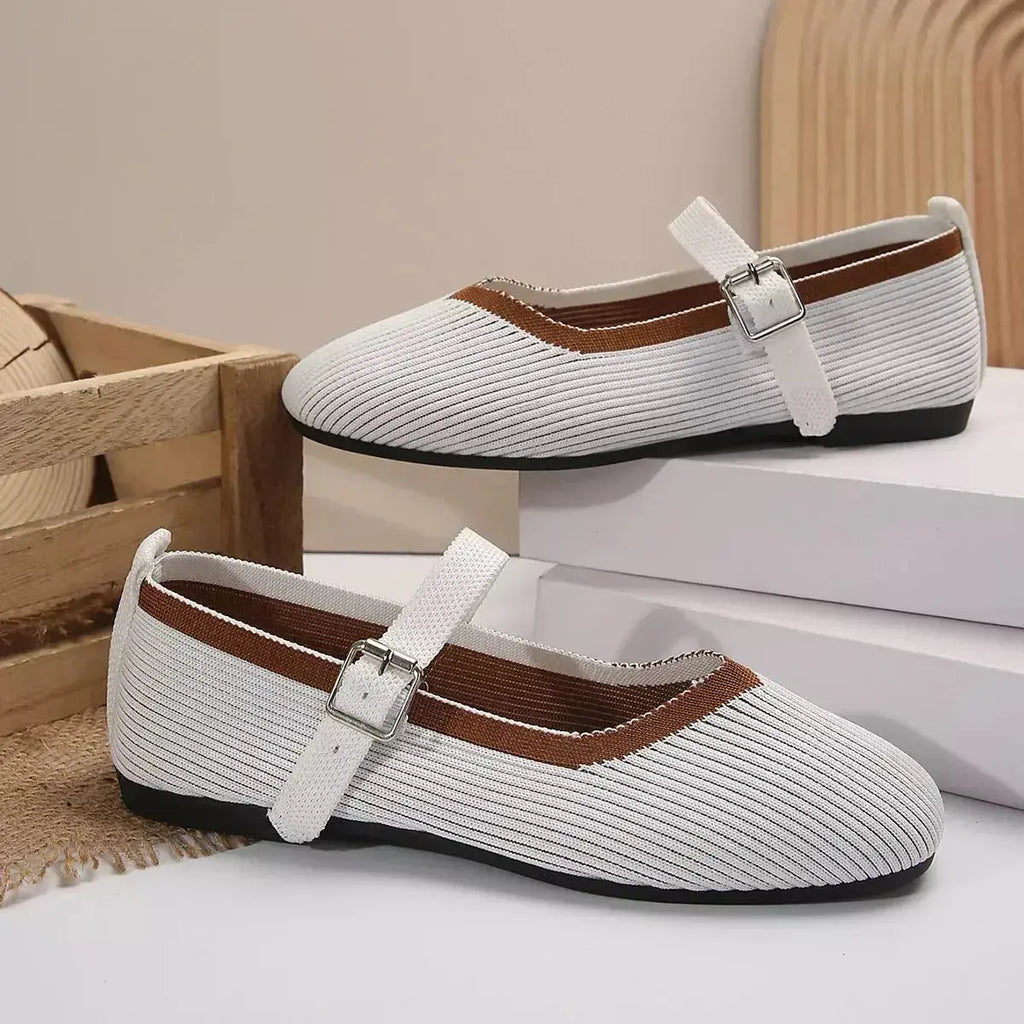 Round Toe Mesh Slip-Ons - DaisyDrop 