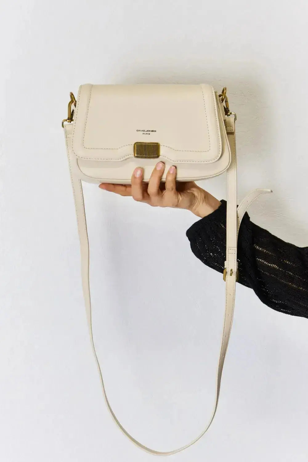 David Jones PU Leather Crossbody Bag - DaisyDrop 