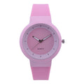 Woman Fashion Silicone Band Analog Quartz Round Watch
