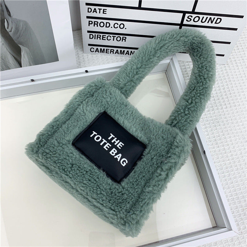 New Style Imitation Lamb Wool Plush Bag