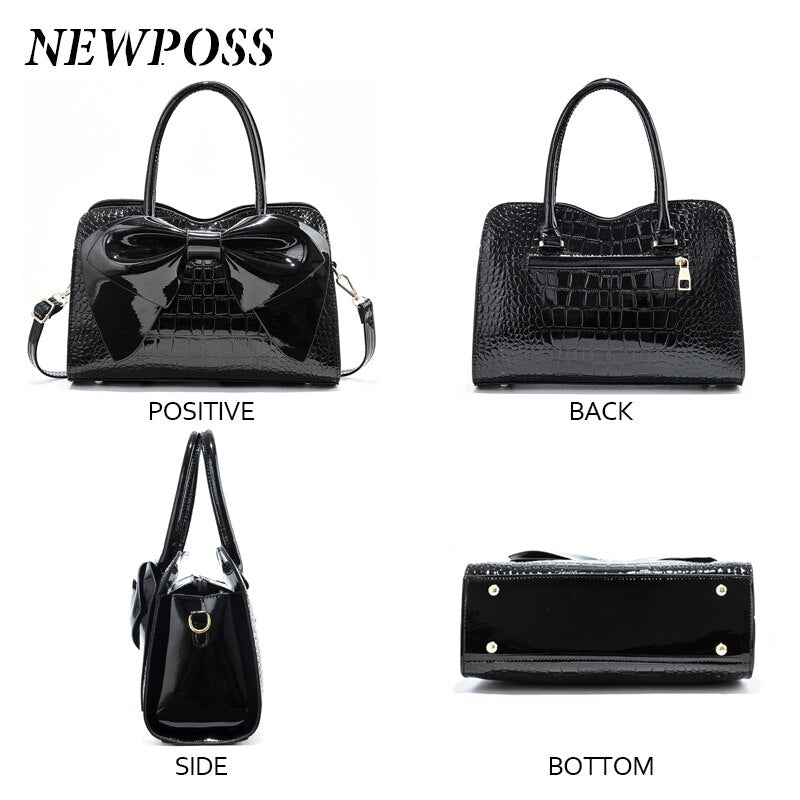 Women Handbags Tassel PU Leather Totes Bag