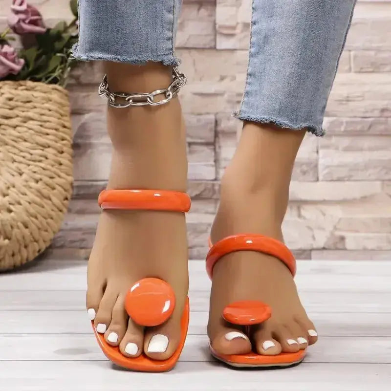 Jelly Ring Toe Sandals - DaisyDrop 