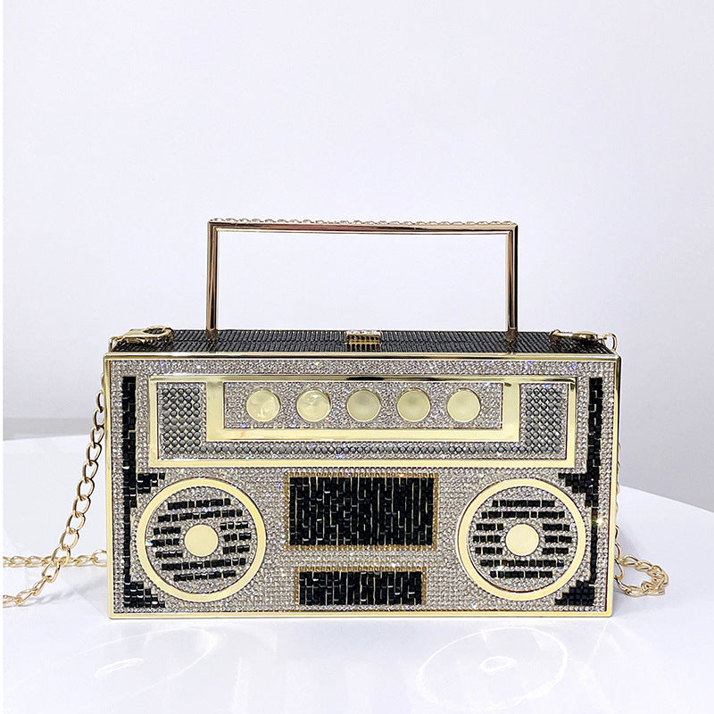 Color Diamonds Radio Evening Clutch Bag