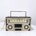 Color Diamonds Radio Evening Clutch Bag