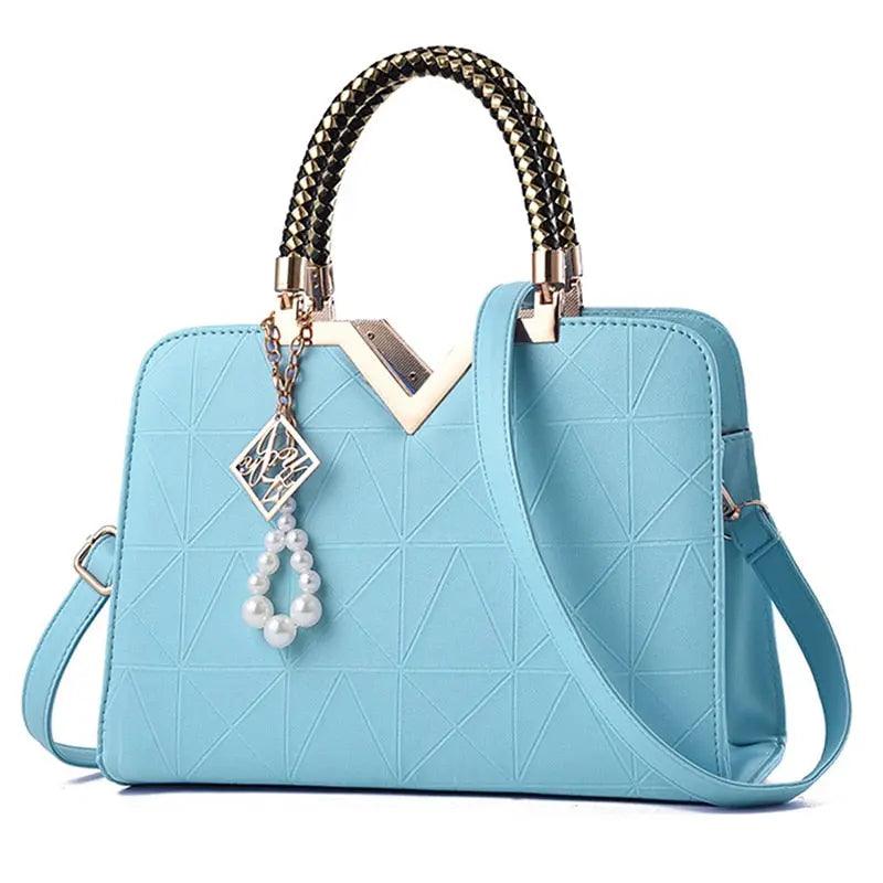 Women Leather Totes Bag Top-handle Embroidery Crossbody eprolo