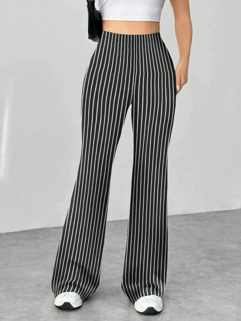 High Waisted Flare Pants - DaisyDrop 
