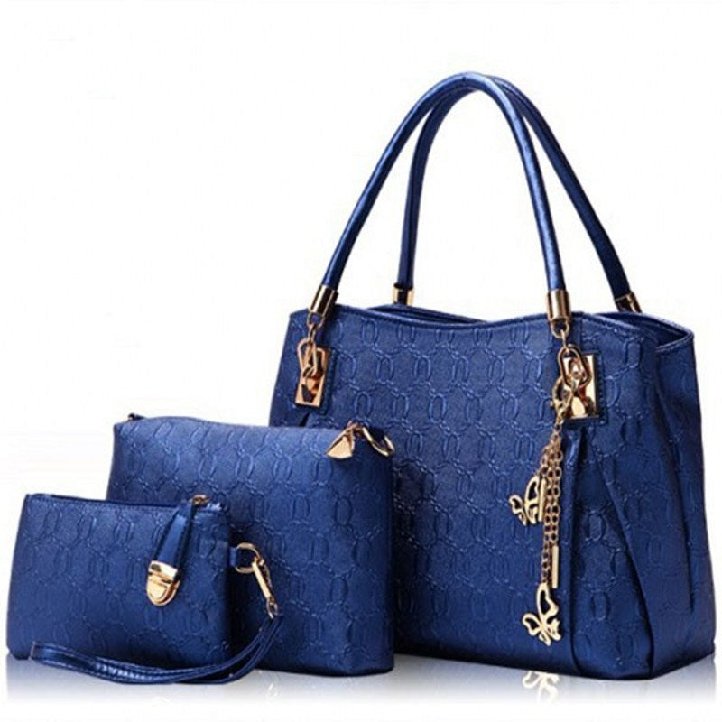 Women PU handbag 3- piece Set