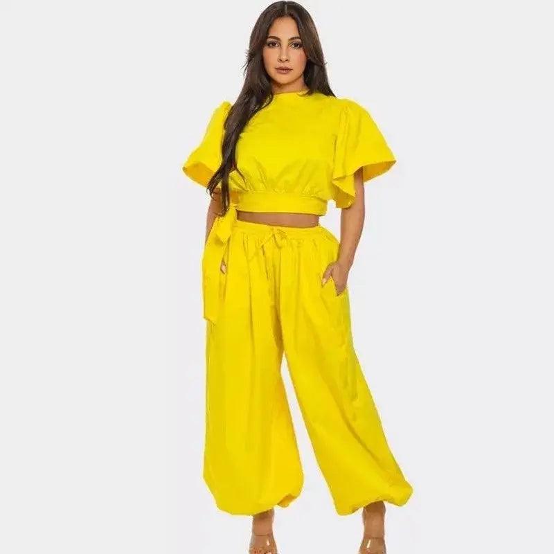 Fashion sports women's street trendsetters two-piece set eprolo