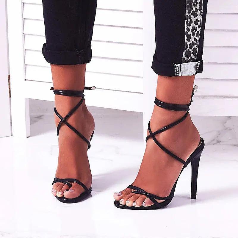 Women's 12cm High Heels Shoes Sandals Women Pumps Big Large Size Ladies Female Fashion Lady Woman Shoes Heels eprolo