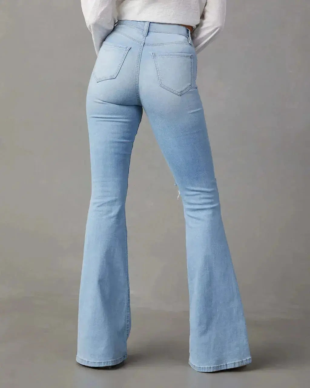 Distressed Jeans with Pockets - DaisyDrop 