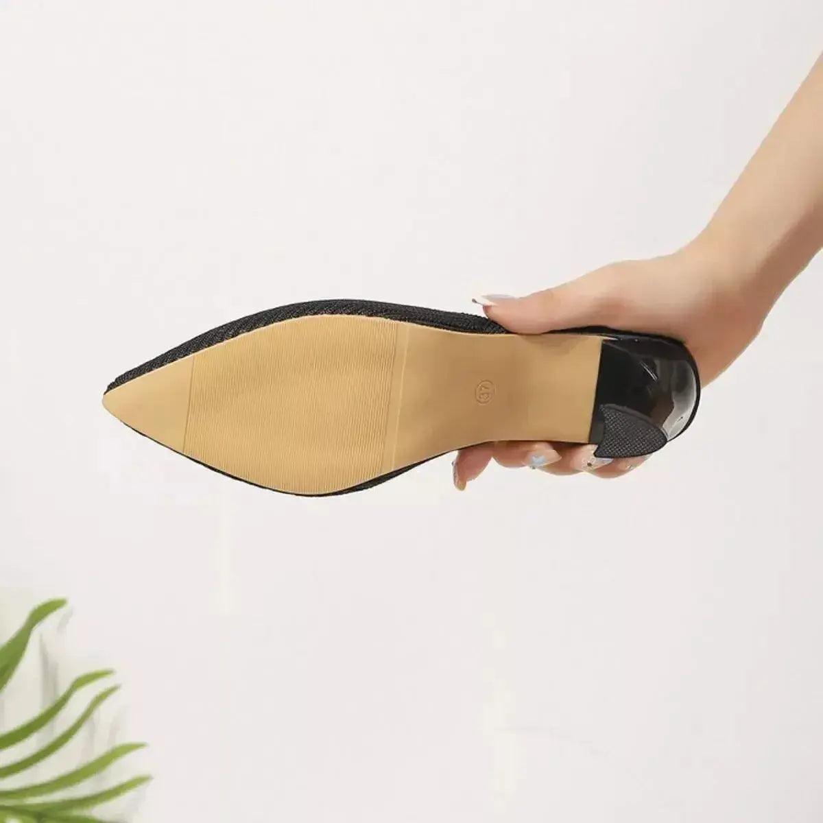 Point Toe Flare Heels Sandals - DaisyDrop 