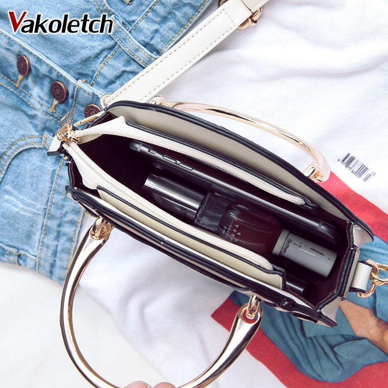 Mini PU Leather Handbag One Shoulder Cross-body Bag