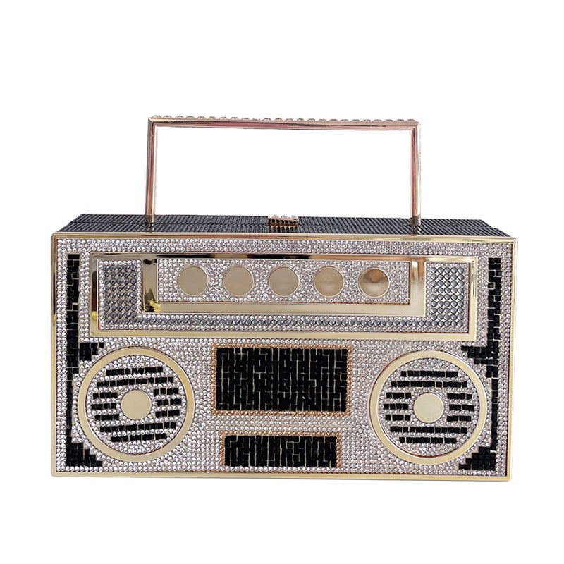 Color Diamonds Radio Evening Clutch Bag