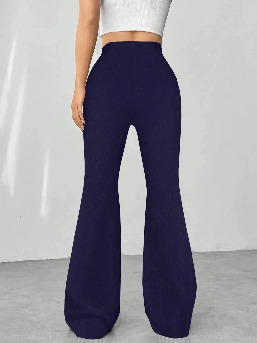 High Waisted Flare Pants - DaisyDrop 