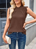 Braided Trim Fringe Sweater Top - DaisyDrop 
