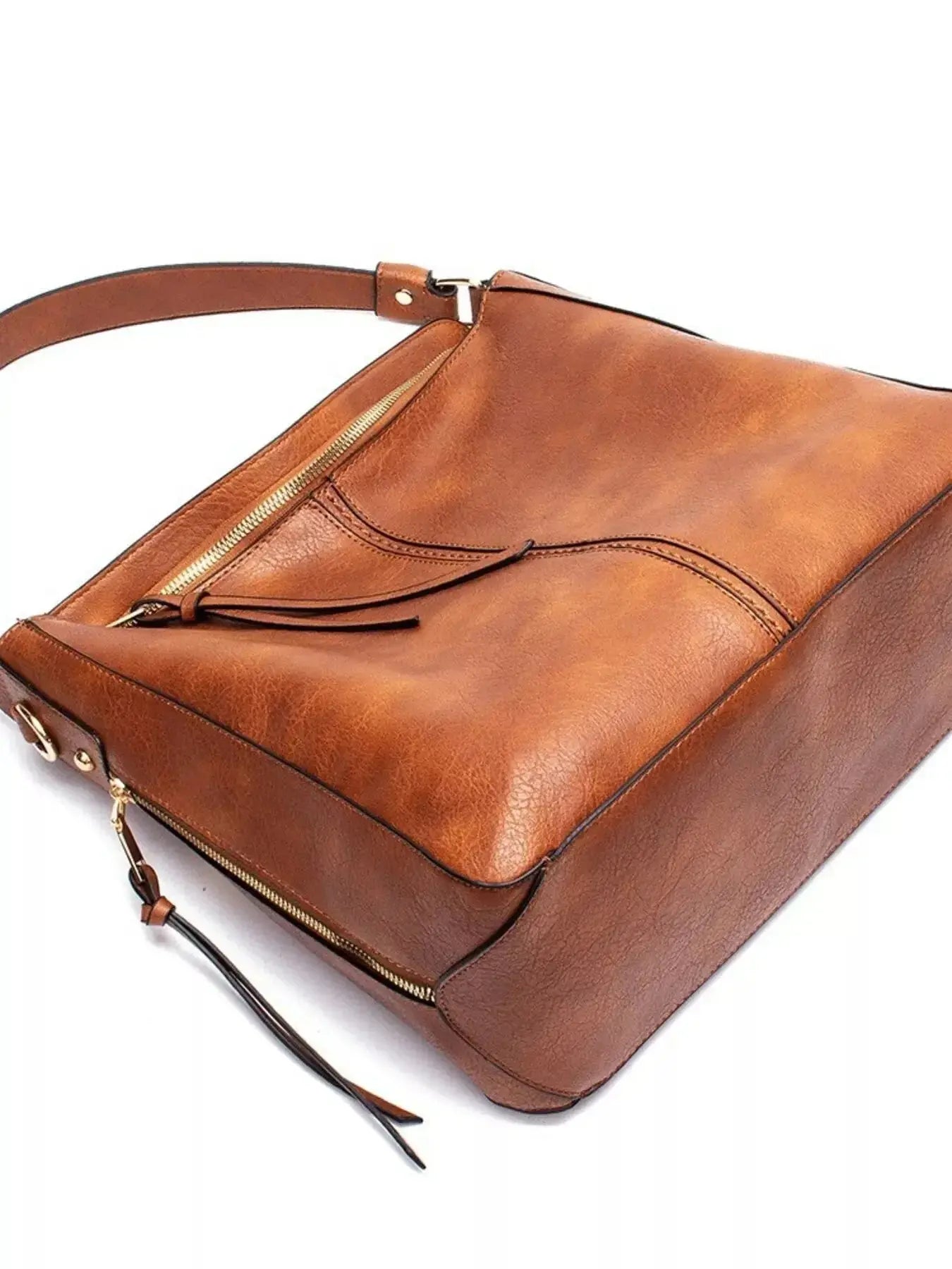 Classic PU Leather Tote Bag - DaisyDrop 