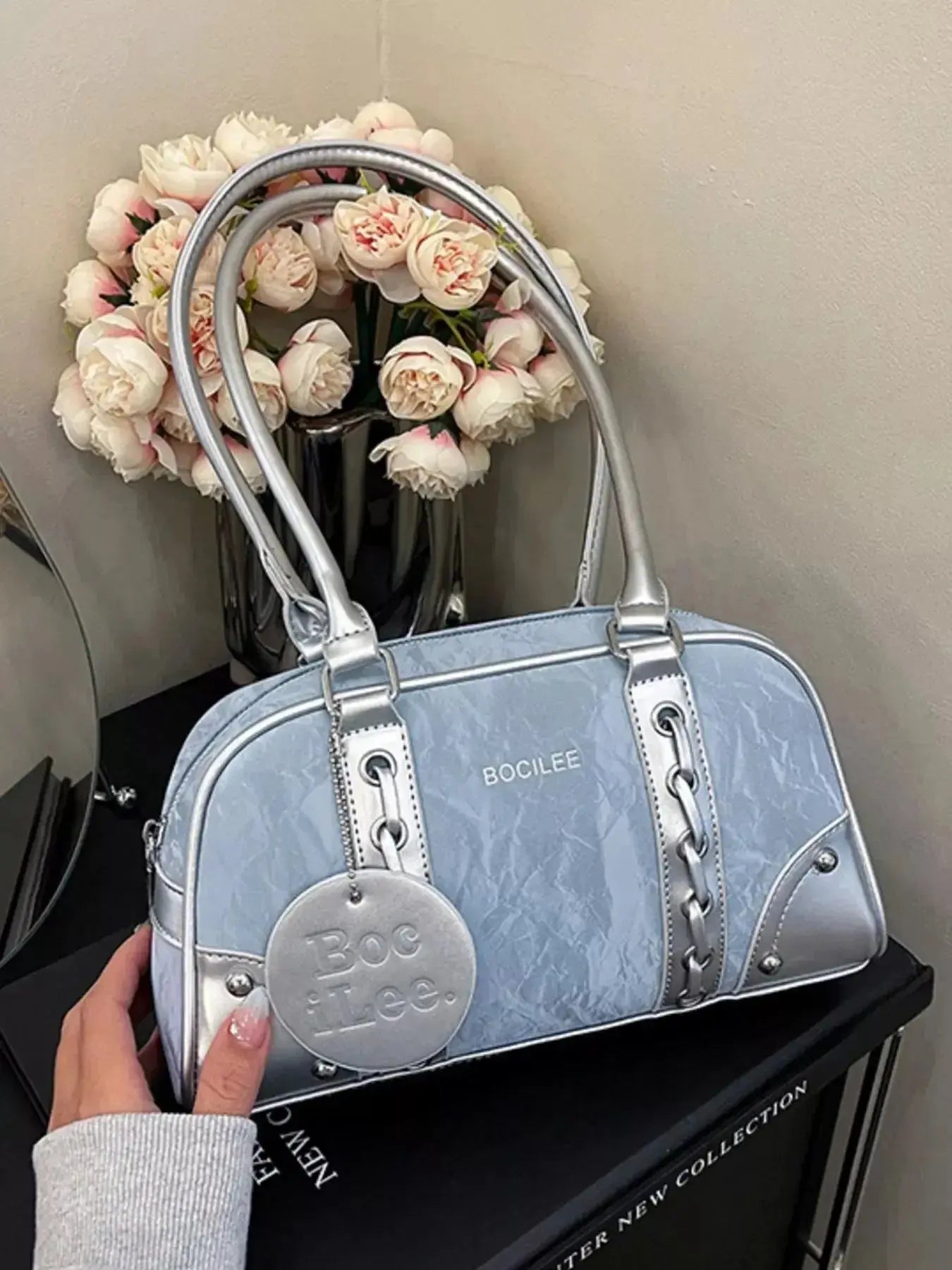 Top Handle Shoulder Bag - DaisyDrop 