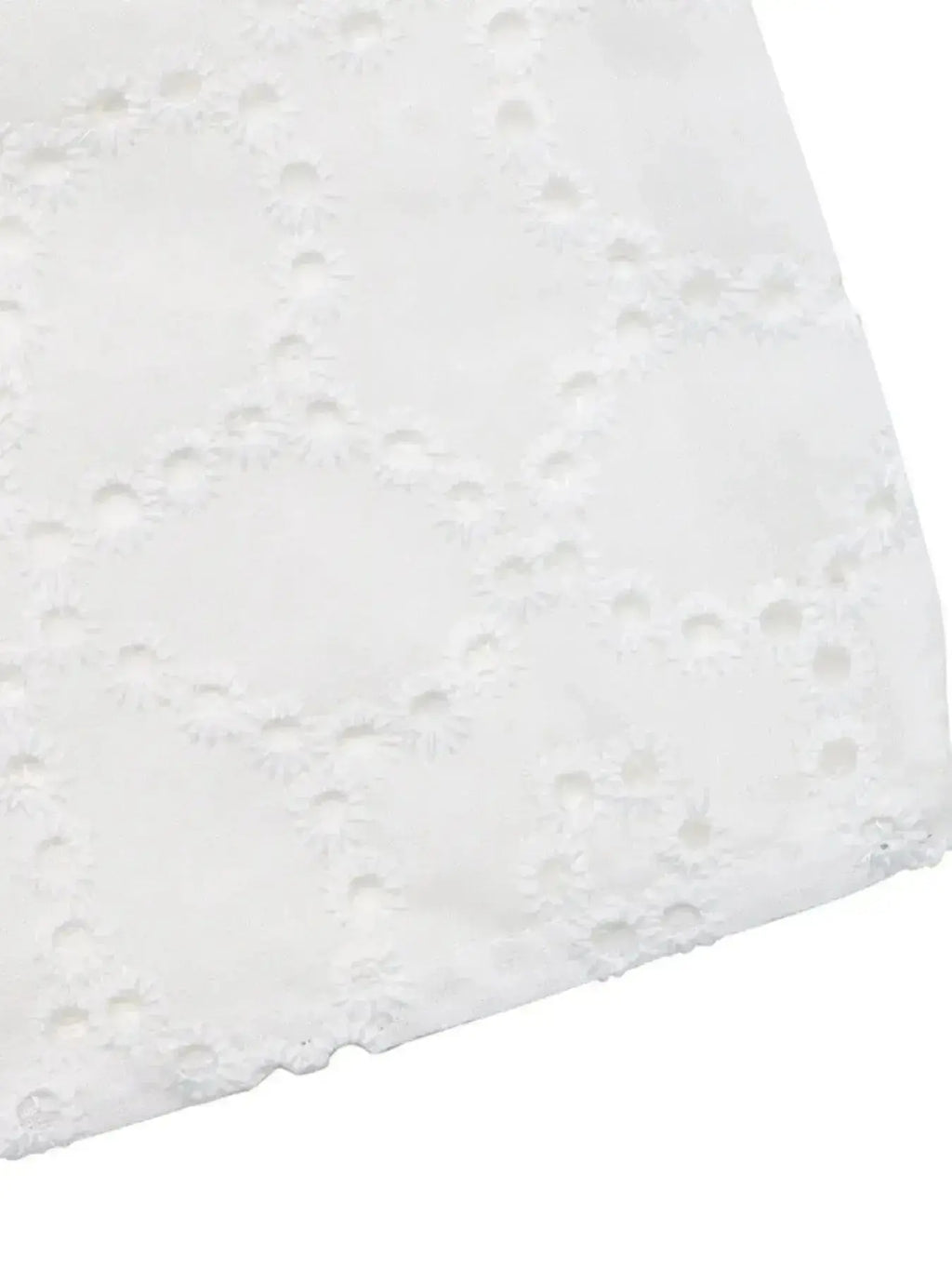 Eyelet Cutout Off-Shoulder Blouse - DaisyDrop 