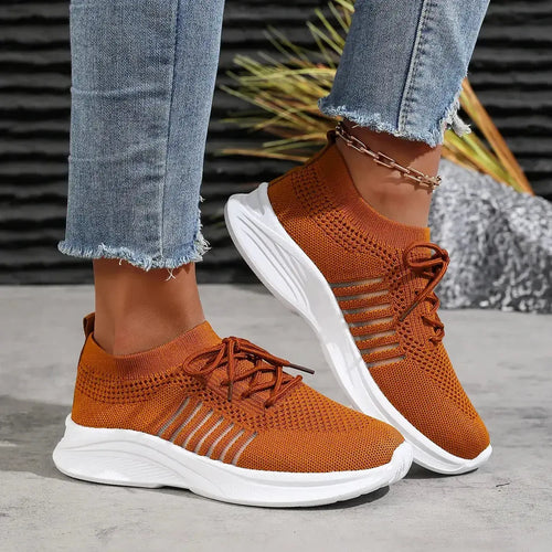 Breathable Mesh Lace Up Athletic - DaisyDrop 