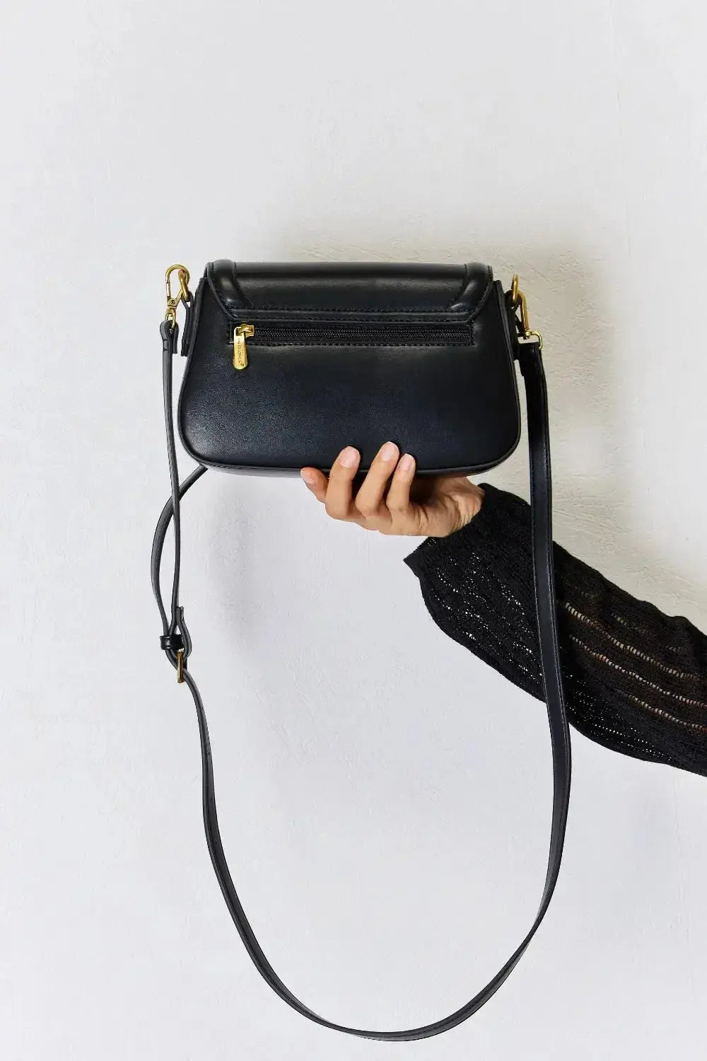David Jones PU Leather Crossbody Bag - DaisyDrop 