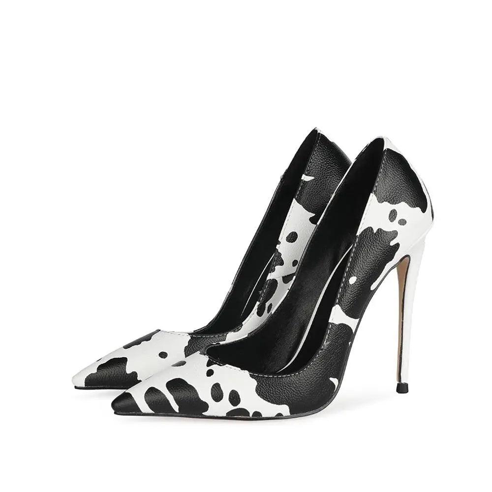 Fashion Sexy Women's White Painted High Heels eprolo