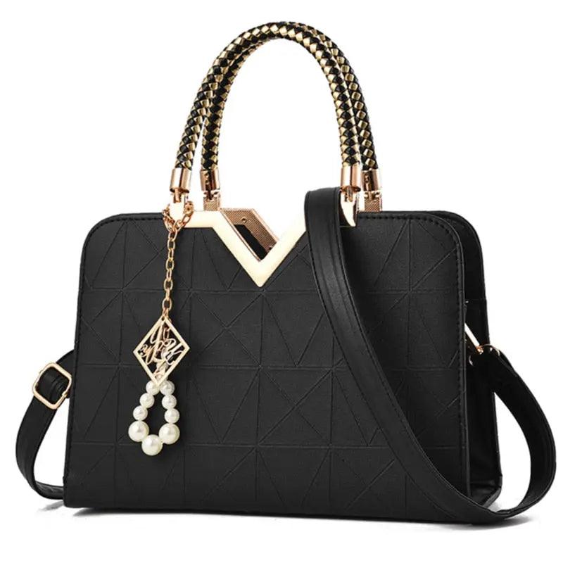 Women Leather Totes Bag Top-handle Embroidery Crossbody eprolo
