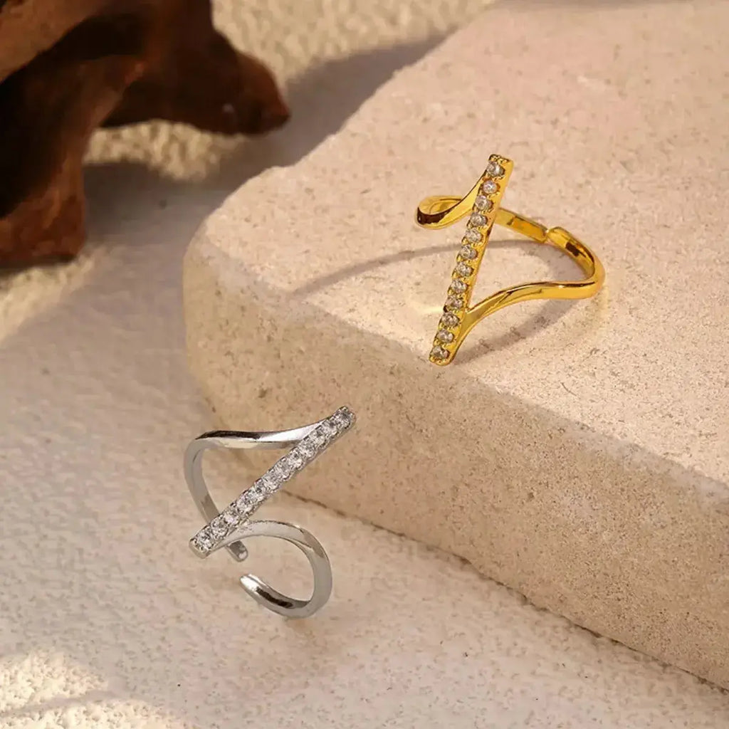 Irregular Rhinestone Ring - DaisyDrop 